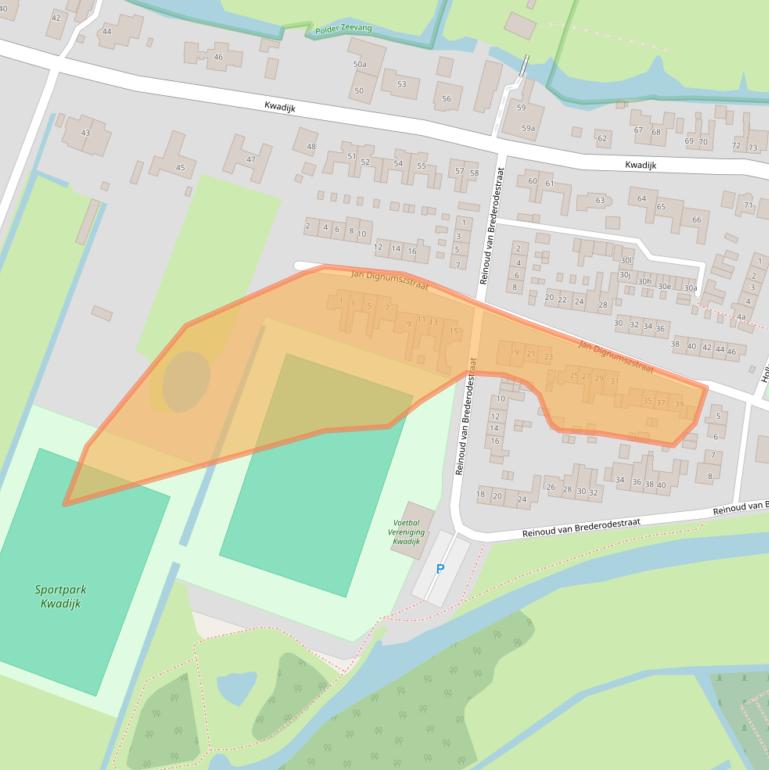 Kaart van postcodegebied 1471CR.