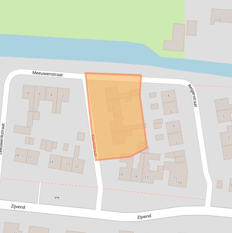 Kaart van postcodegebied 1472GJ.