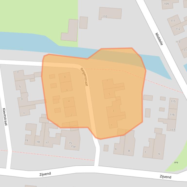 Kaart van postcodegebied 1472GL.