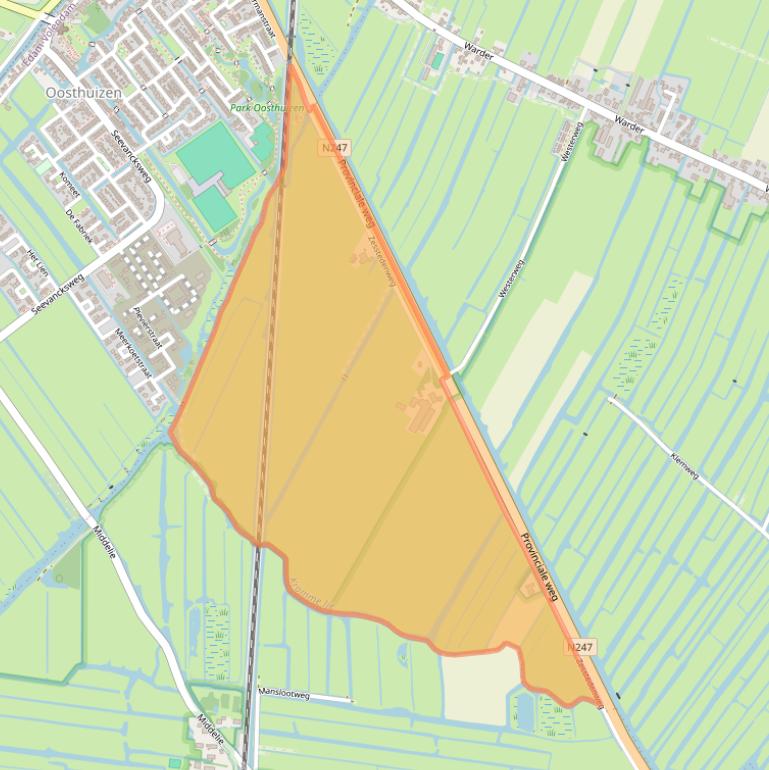 Kaart van postcodegebied 1473BD.