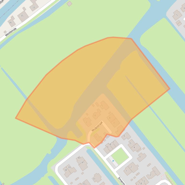 Kaart van postcodegebied 1474BA.