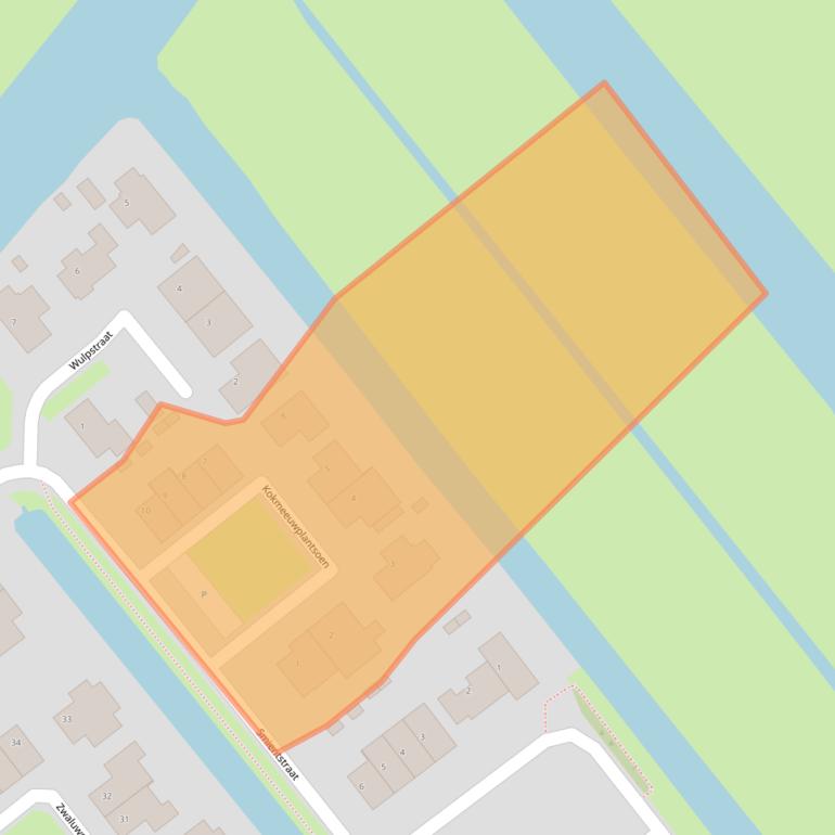 Kaart van postcodegebied 1474BB.