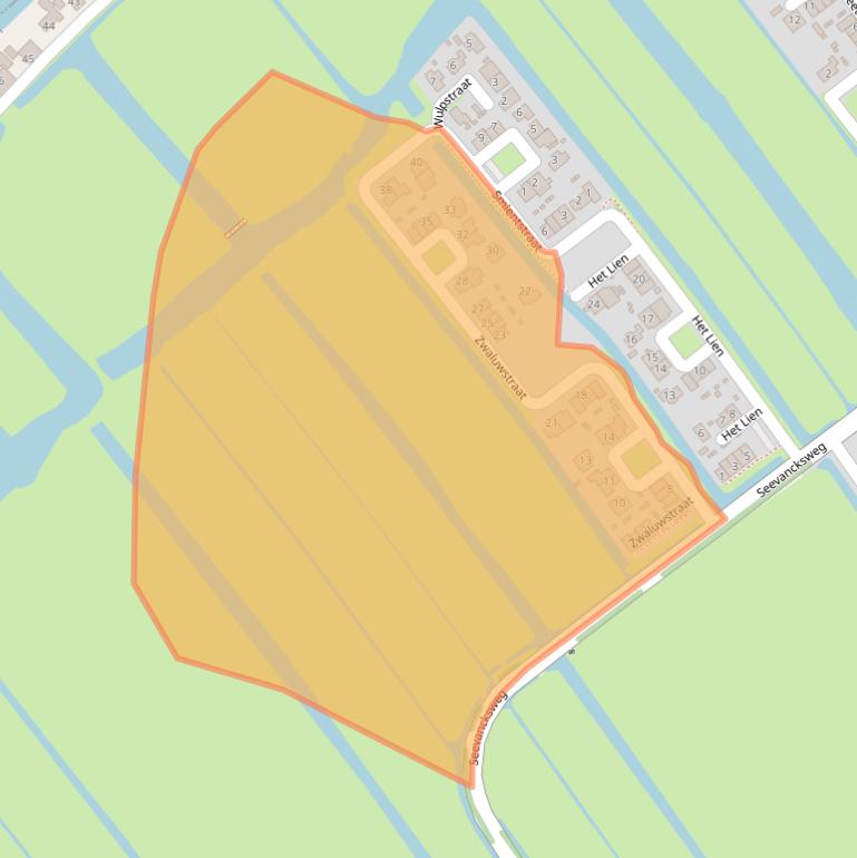 Kaart van postcodegebied 1474BE.