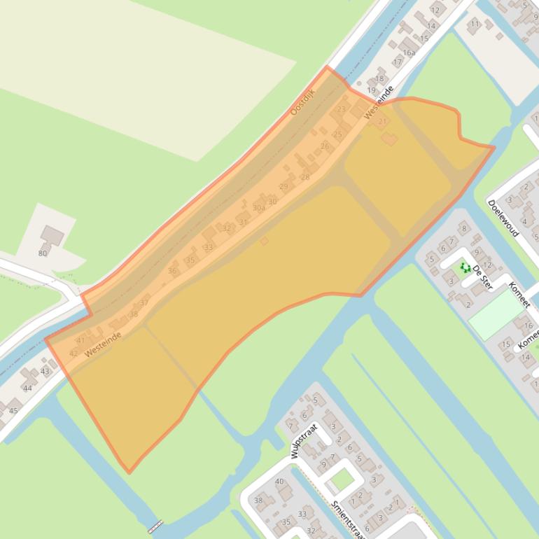 Kaart van postcodegebied 1474HB.