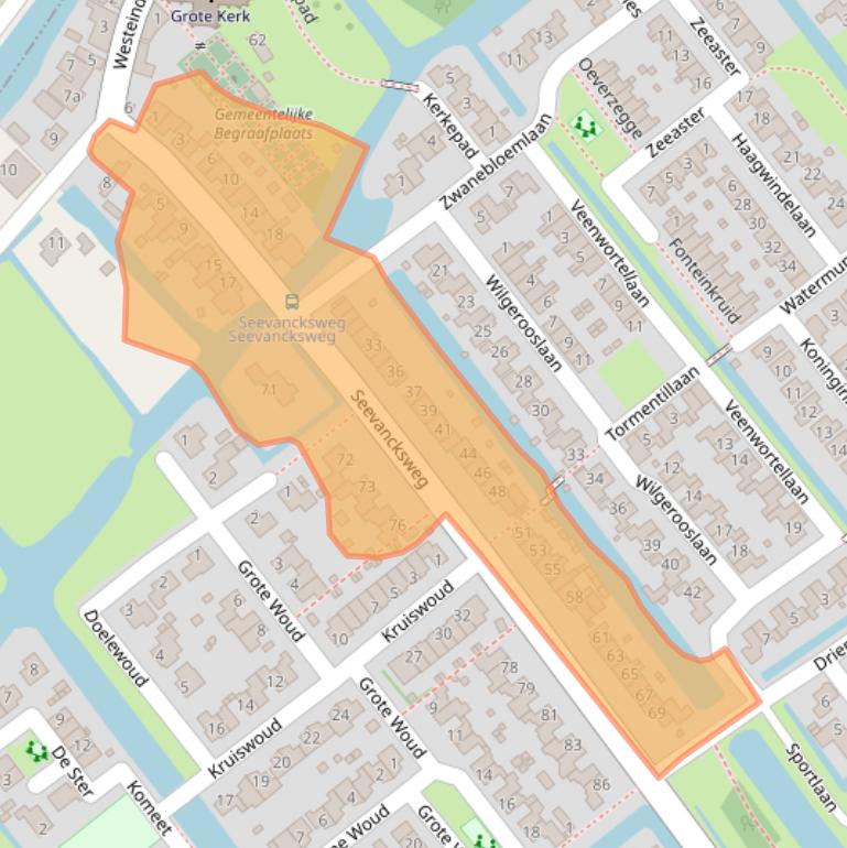 Kaart van postcodegebied 1474HD.