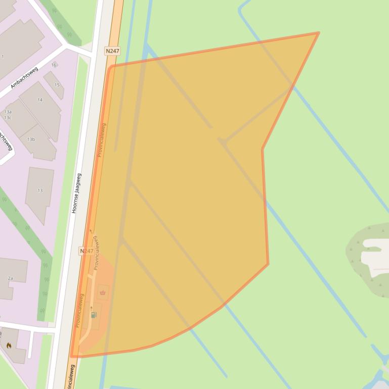 Kaart van postcodegebied 1474HK.