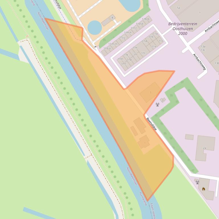 Kaart van postcodegebied 1474HP.