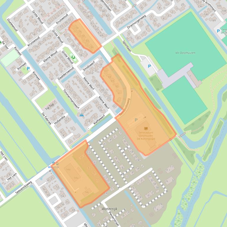 Kaart van postcodegebied 1474HT.