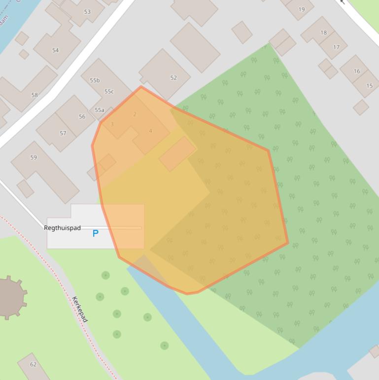 Kaart van postcodegebied 1474HZ.