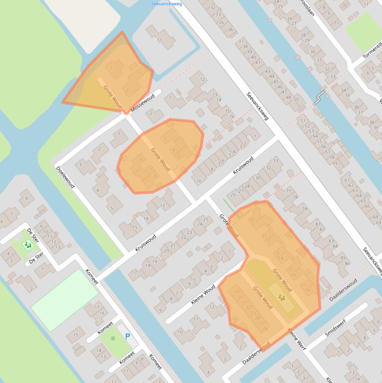 Kaart van postcodegebied 1474JC.