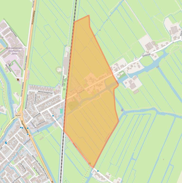 Kaart van postcodegebied 1474MD.