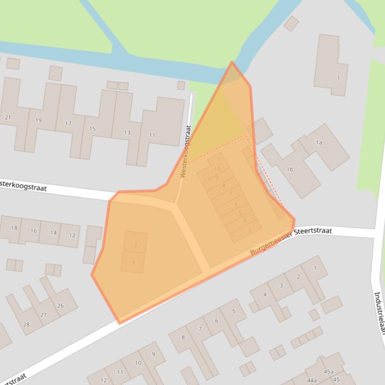 Kaart van postcodegebied 1474MG.