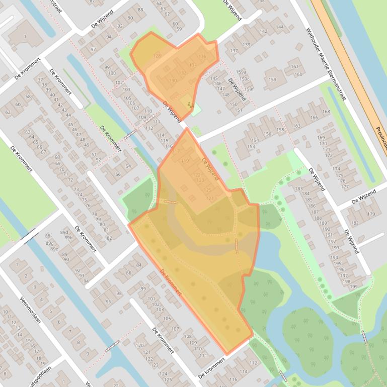 Kaart van postcodegebied 1474PH.