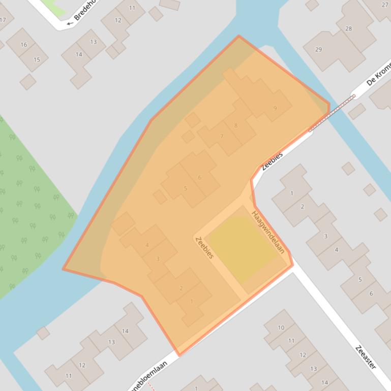 Kaart van postcodegebied 1474RE.