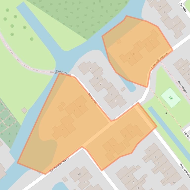 Kaart van postcodegebied 1474RG.