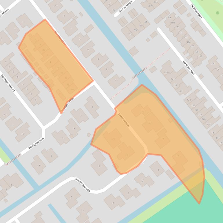 Kaart van postcodegebied 1474RS.