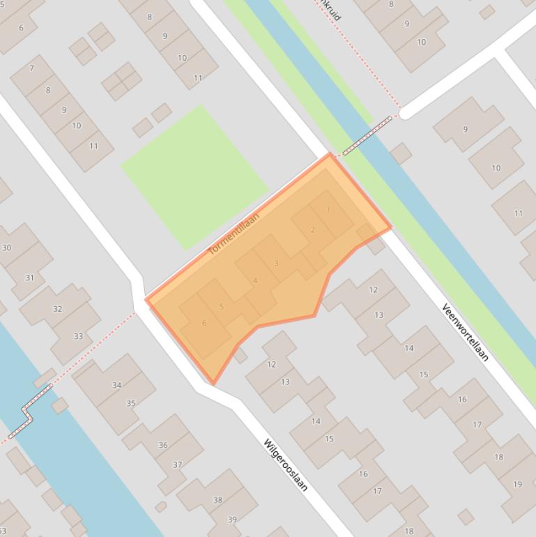 Kaart van postcodegebied 1474SL.