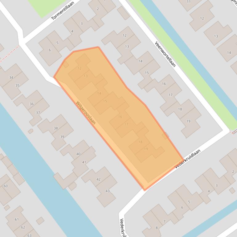 Kaart van postcodegebied 1474SR.