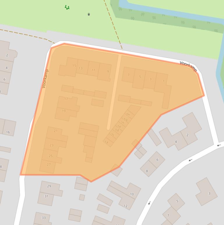 Kaart van postcodegebied 1475JM.