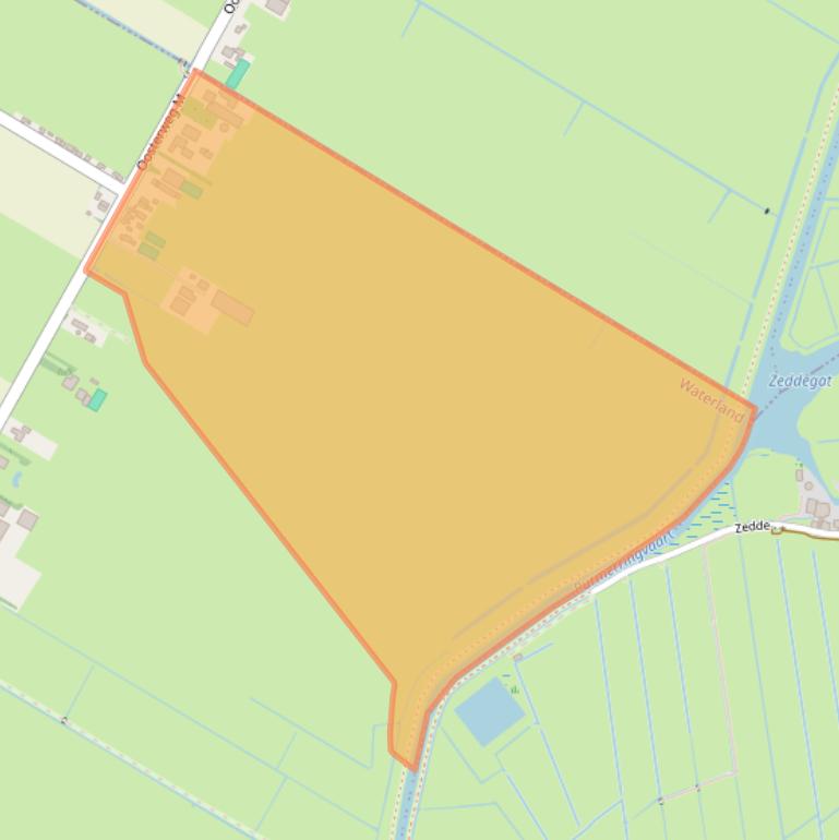 Kaart van postcodegebied 1482AK.