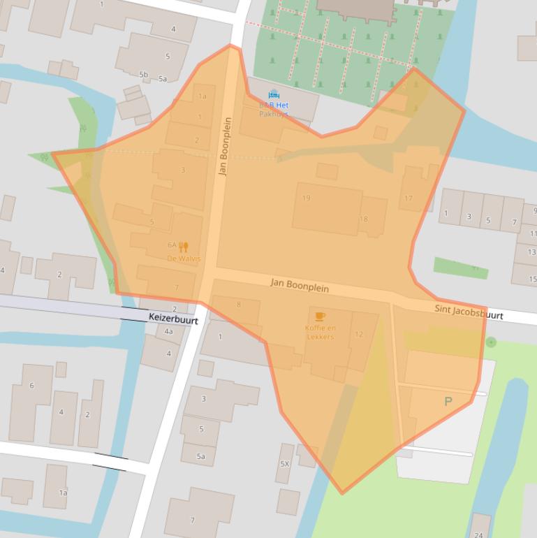 Kaart van postcodegebied 1483BL.