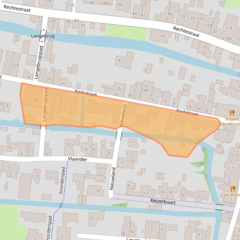 Kaart van postcodegebied 1483BM.