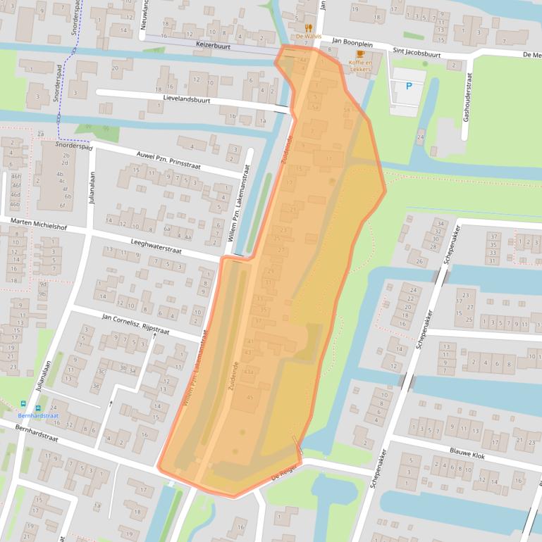 Kaart van postcodegebied 1483BZ.