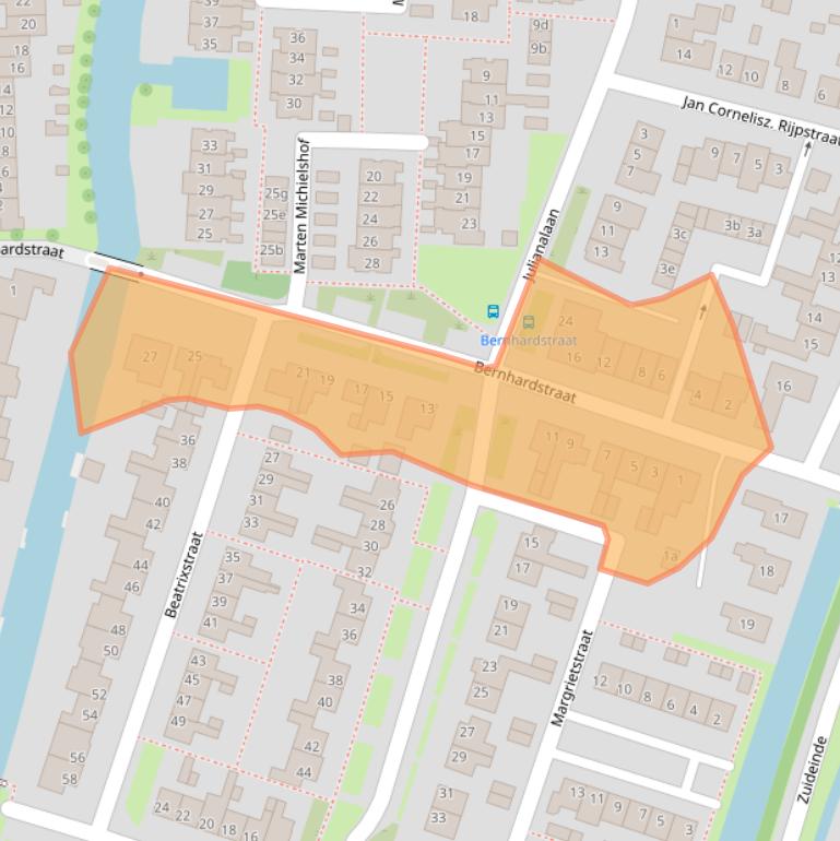 Kaart van postcodegebied 1483CG.