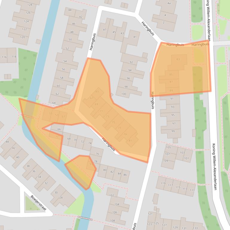 Kaart van postcodegebied 1483CR.
