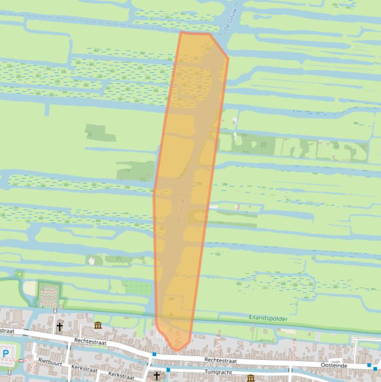 Kaart van postcodegebied 1483CX.