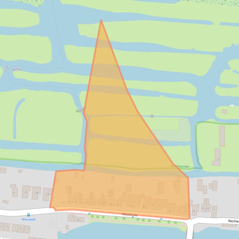 Kaart van postcodegebied 1483EB.