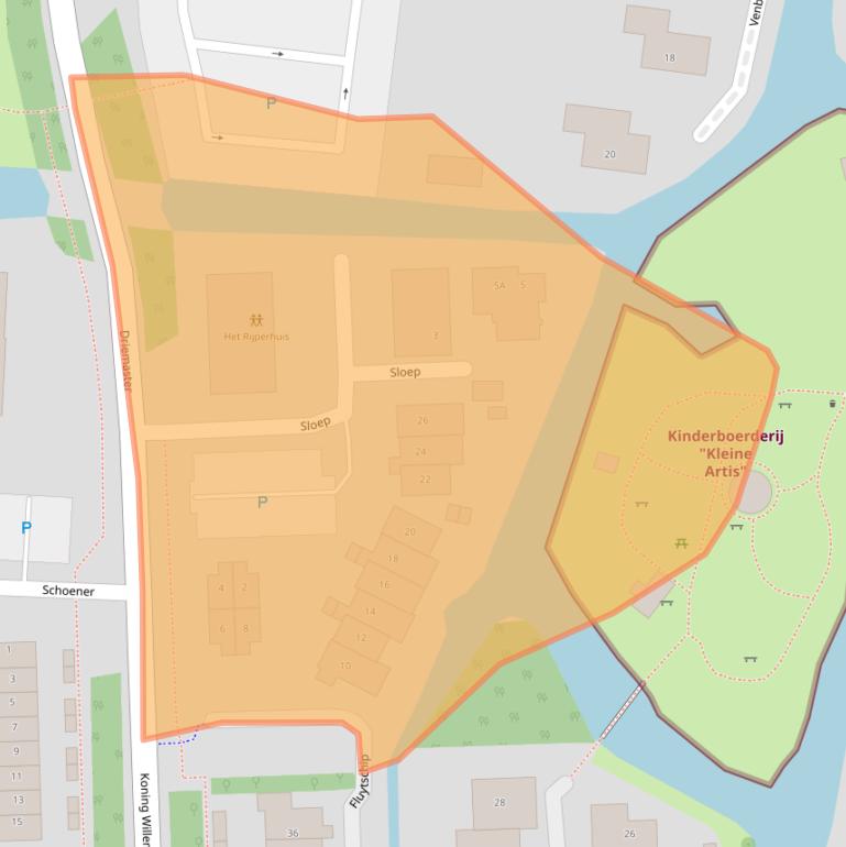 Kaart van postcodegebied 1483HA.