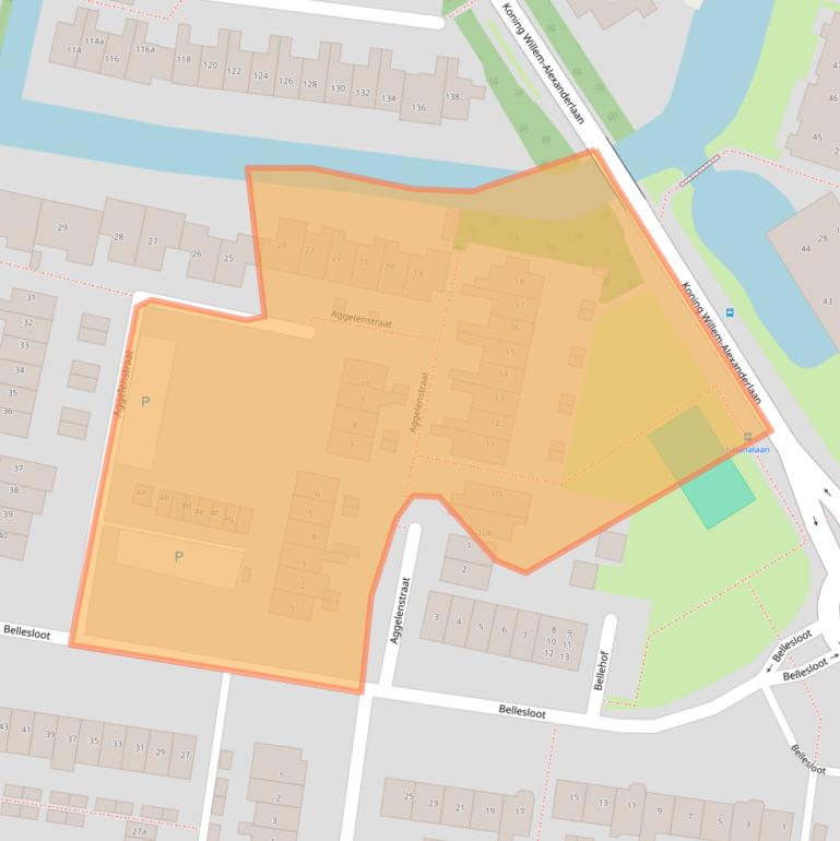 Kaart van postcodegebied 1483TA.