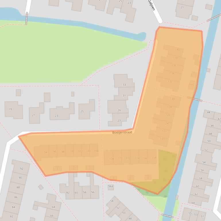 Kaart van postcodegebied 1483TL.