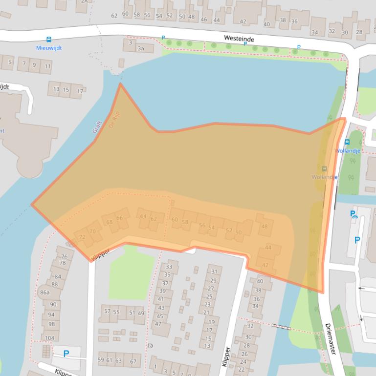 Kaart van postcodegebied 1483TV.