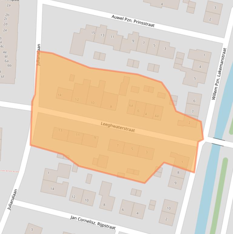 Kaart van postcodegebied 1483VC.