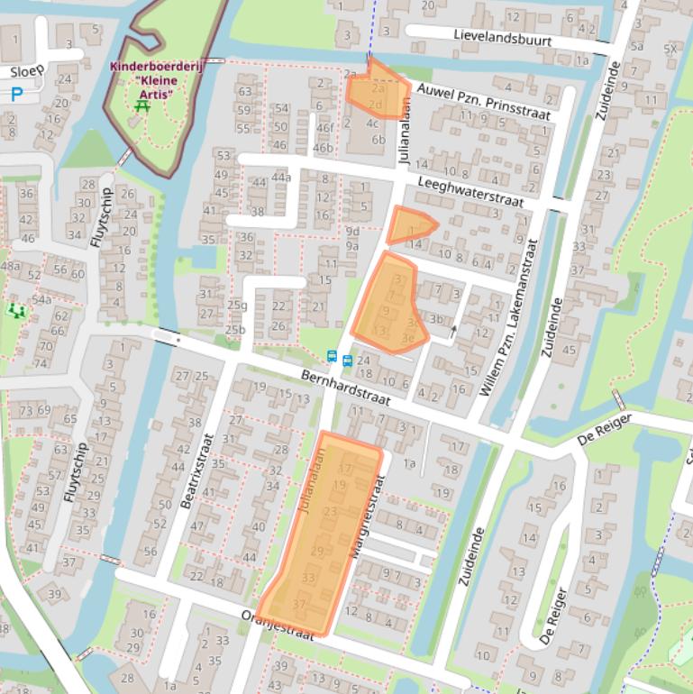 Kaart van postcodegebied 1483VE.