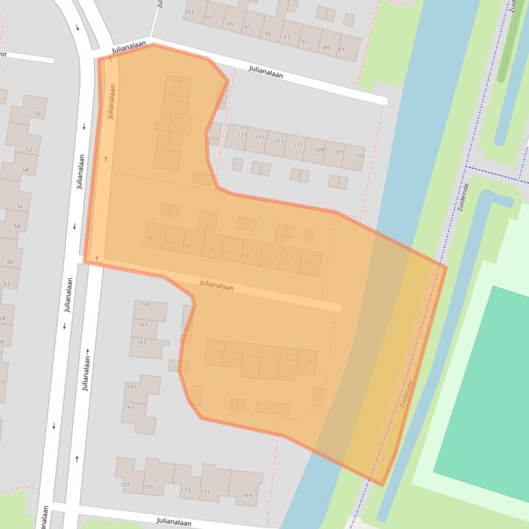 Kaart van postcodegebied 1483VJ.