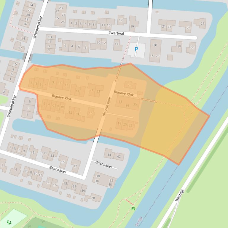 Kaart van postcodegebied 1483VX.