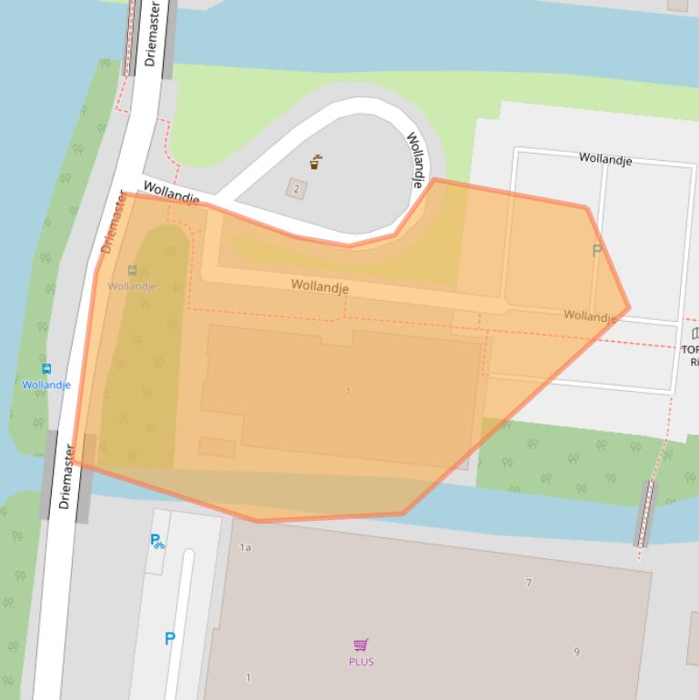 Kaart van postcodegebied 1483WG.