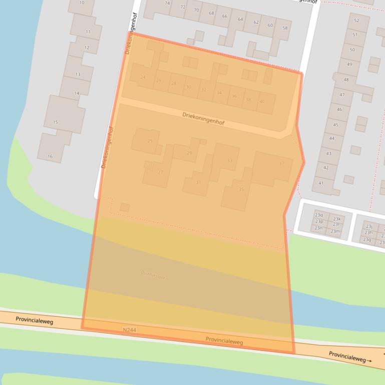 Kaart van postcodegebied 1483XP.