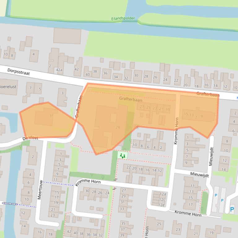 Kaart van postcodegebied 1484EC.