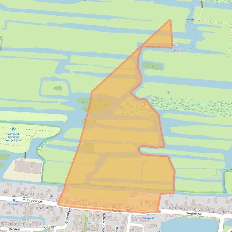 Kaart van postcodegebied 1484ED.