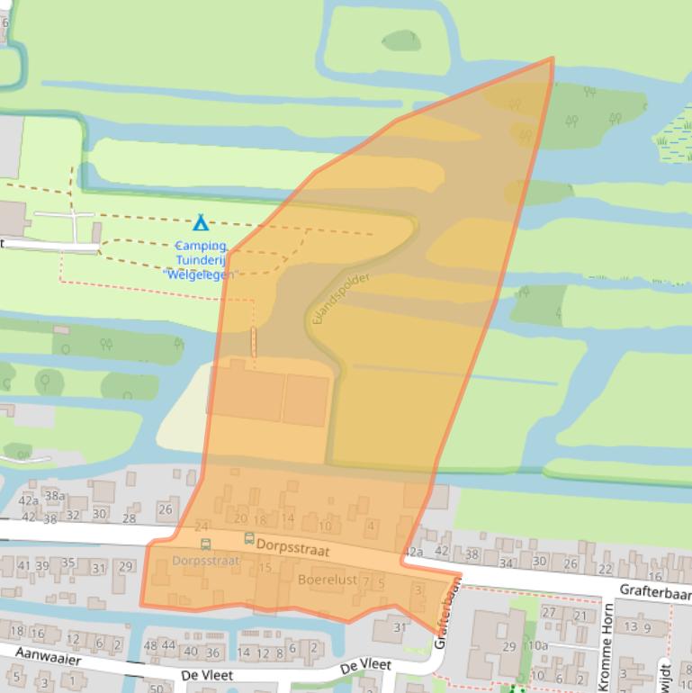 Kaart van postcodegebied 1484EJ.