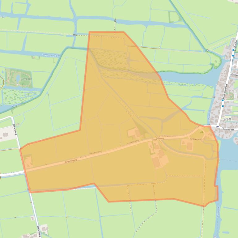 Kaart van postcodegebied 1484PA.