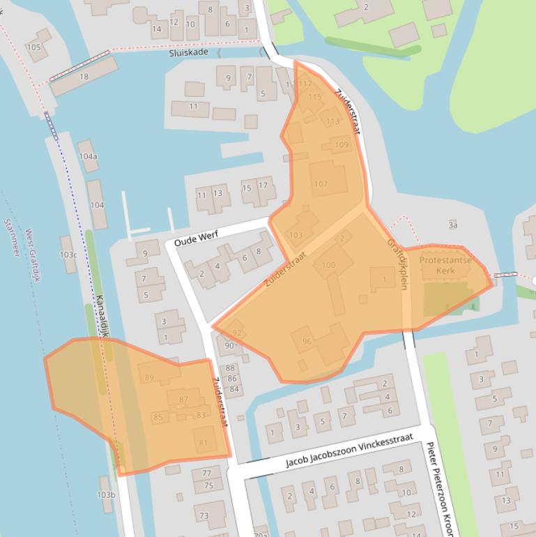 Kaart van postcodegebied 1486ML.