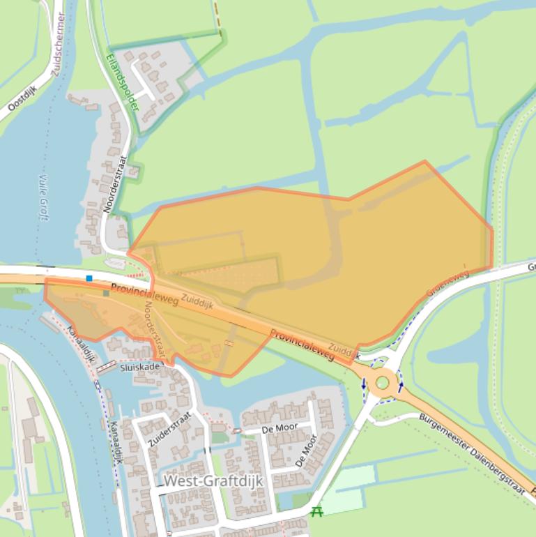 Kaart van postcodegebied 1486MX.