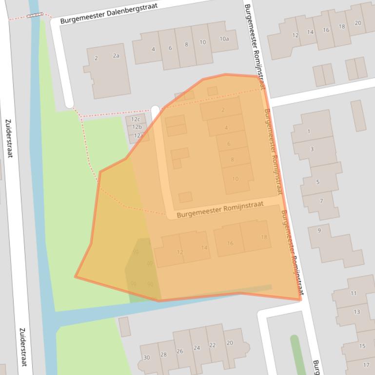 Kaart van postcodegebied 1486NG.