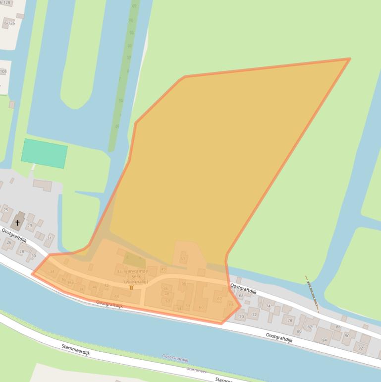 Kaart van postcodegebied 1487MC.