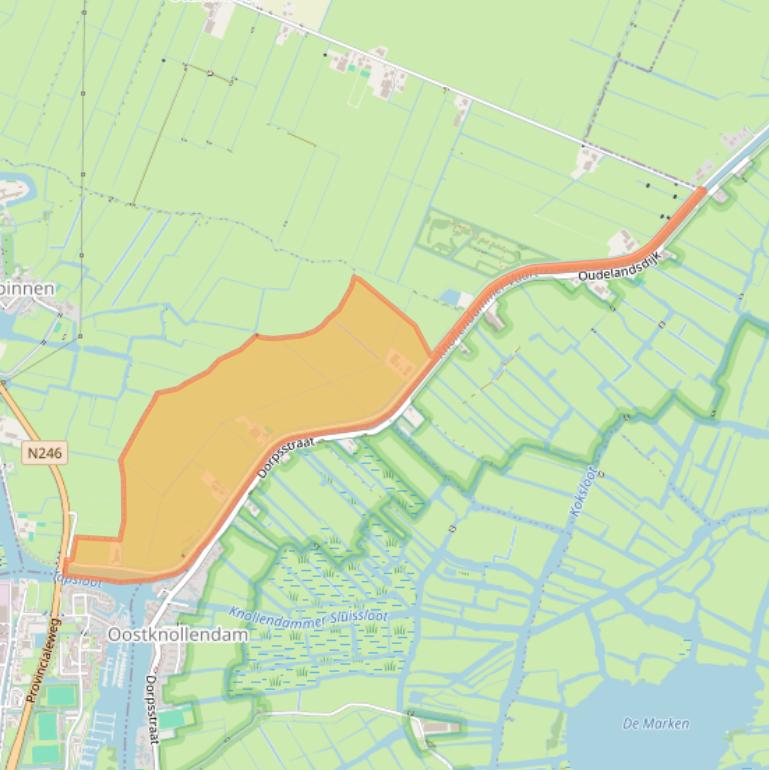 Kaart van postcodegebied 1488AJ.